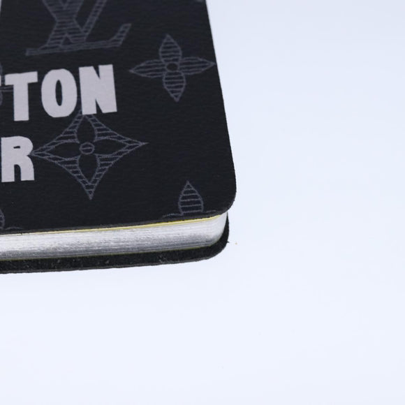 LOUIS VUITTON Monogram Eclipse Notebook Vivienne Black GI0285 LV Auth 106169