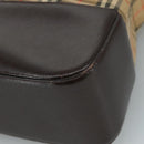 BURBERRY Nova Check Shoulder Bag Canvas Beige Auth 106188-15