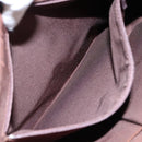 BURBERRY Nova Check Shoulder Bag Canvas Beige Auth 106188-21