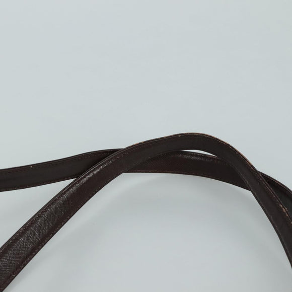 BURBERRY Nova Check Shoulder Bag Canvas Beige Auth 106188