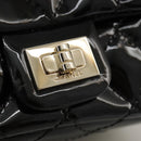 CHANEL Pouch Patent leather Black CC Auth 106201V-18