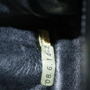 CHANEL Pouch Patent leather Black CC Auth 106201V-11