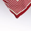 CHANEL Chain Tote Bag Nylon White Red CC Auth 106203-16