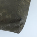GUCCI GG implementation Tote Bag Khaki 211138 Auth 106234-11