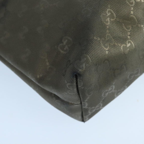 GUCCI GG implementation Tote Bag Khaki 211138 Auth 106234