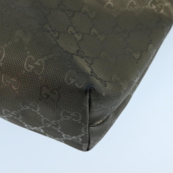 GUCCI GG implementation Tote Bag Khaki 211138 Auth 106234