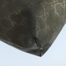 GUCCI GG implementation Tote Bag Khaki 211138 Auth 106234-14