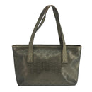 GUCCI GG implementation Tote Bag Khaki 211138 Auth 106234-3