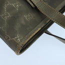 GUCCI GG implementation Tote Bag Khaki 211138 Auth 106234-7