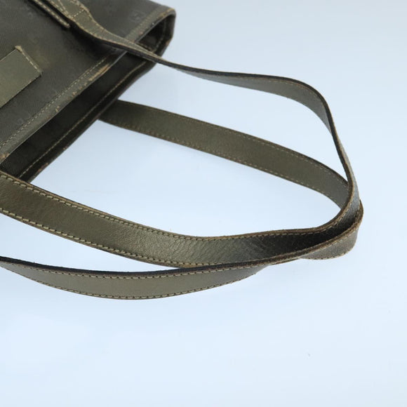GUCCI GG implementation Tote Bag Khaki 211138 Auth 106234