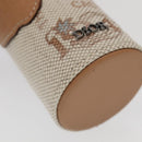 Christian Dior Roller Pouch Cactus Jack Canvas Leather Beige Auth 106248V-15