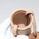 Christian Dior Roller Pouch Cactus Jack Canvas Leather Beige Auth 106248V-11