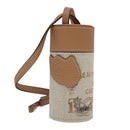 Christian Dior Roller Pouch Cactus Jack Canvas Leather Beige Auth 106248V-1