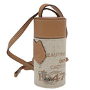 Christian Dior Roller Pouch Cactus Jack Canvas Leather Beige Auth 106248V-13