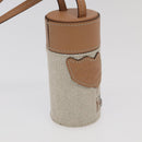 Christian Dior Roller Pouch Cactus Jack Canvas Leather Beige Auth 106248V-3