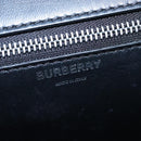 BURBERRY Chain Shoulder Bag Leather Black Auth 106254V-18