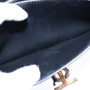 BURBERRY Chain Shoulder Bag Leather Black Auth 106254V-21