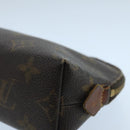 LOUIS VUITTON Monogram Pochette Cosmetic PM Cosmetic Pouch M47515 LV Auth 106259-9