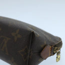 LOUIS VUITTON Monogram Pochette Cosmetic PM Cosmetic Pouch M47515 LV Auth 106259-15
