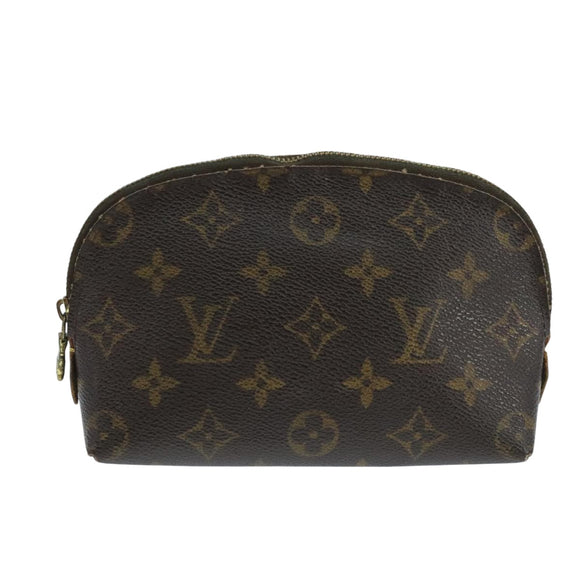LOUIS VUITTON Monogram Pochette Cosmetic PM Cosmetic Pouch M47515 LV Auth 106259