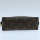 LOUIS VUITTON Monogram Pochette Cosmetic PM Cosmetic Pouch M47515 LV Auth 106259-5