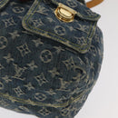 LOUIS VUITTON Monogram Denim Sac A DosGM Backpack Blue M95056 LV Auth 106296AV-16