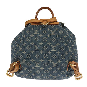 LOUIS VUITTON Monogram Denim Sac A DosGM Backpack Blue M95056 LV Auth 106296AV - 0
