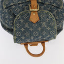 LOUIS VUITTON Monogram Denim Sac A DosGM Backpack Blue M95056 LV Auth 106296AV-6