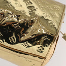 LOUIS VUITTON Monogram Miroir Speedy 35 Hand Bag Gold M95785 LV Auth 106299SM-16