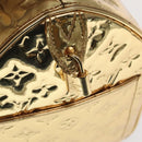 LOUIS VUITTON Monogram Miroir Speedy 35 Hand Bag Gold M95785 LV Auth 106299SM-19