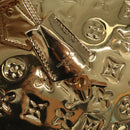 LOUIS VUITTON Monogram Miroir Speedy 35 Hand Bag Gold M95785 LV Auth 106299SM-20