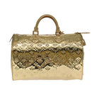 LOUIS VUITTON Monogram Miroir Speedy 35 Hand Bag Gold M95785 LV Auth 106299SM-2