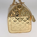 LOUIS VUITTON Monogram Miroir Speedy 35 Hand Bag Gold M95785 LV Auth 106299SM-4