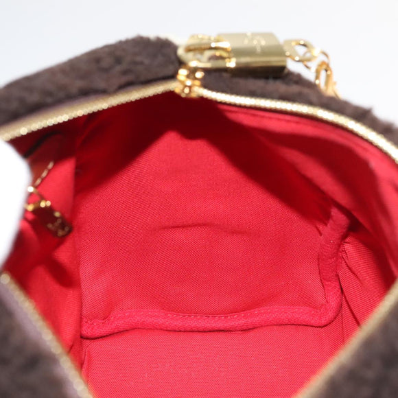 LOUIS VUITTON Monogram Teddy Speedy Bandouliere 25 Bag 2way M55422 Auth 106300S