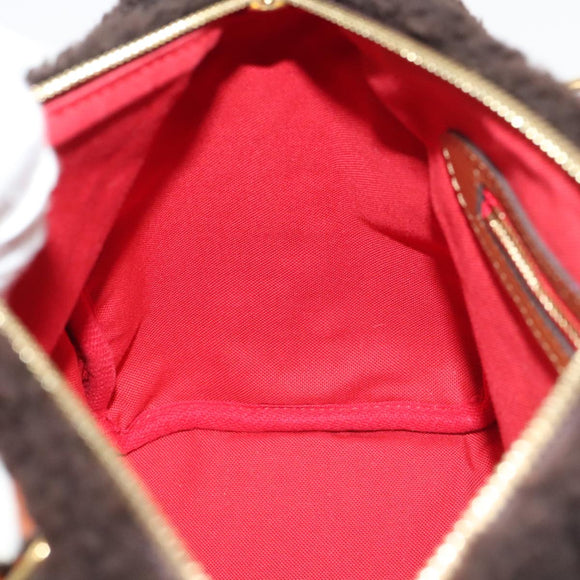 LOUIS VUITTON Monogram Teddy Speedy Bandouliere 25 Bag 2way M55422 Auth 106300S