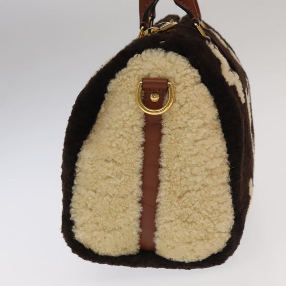 LOUIS VUITTON Monogram Teddy Speedy Bandouliere 25 Bag 2way M55422 Auth 106300S