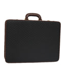 GUCCI Micro GG Canvas Trunk Black Gold Auth 106302-1