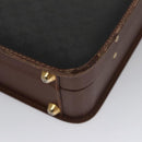 GUCCI Micro GG Canvas Trunk Black Gold Auth 106302-9