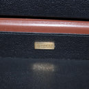 GUCCI Micro GG Canvas Trunk Black Gold Auth 106302-18