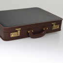 GUCCI Micro GG Canvas Trunk Black Gold Auth 106302-6