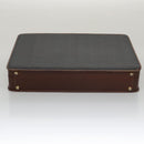 GUCCI Micro GG Canvas Trunk Black Gold Auth 106302-5