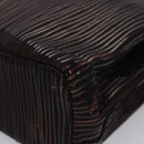 CARTIER Hand Bag Nylon Black Auth 106358-14