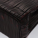 CARTIER Hand Bag Nylon Black Auth 106358-16