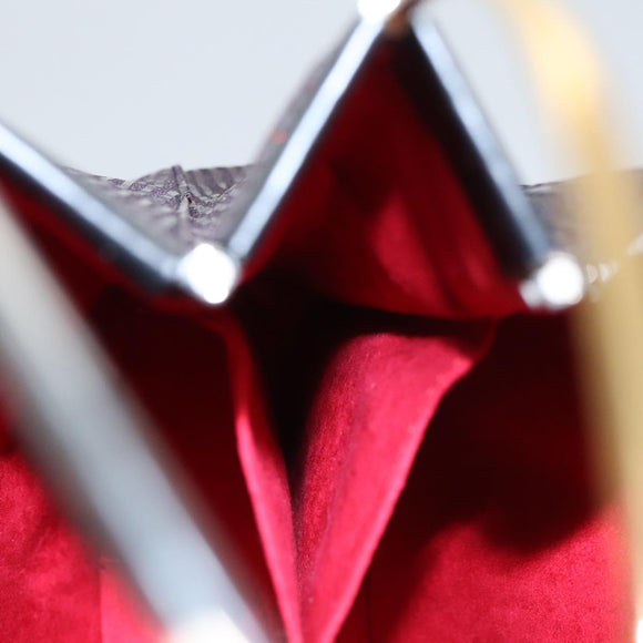 CARTIER Hand Bag Nylon Black Auth 106358