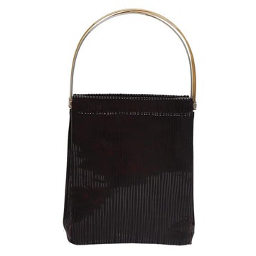 CARTIER Hand Bag Nylon Black Auth 106358 - 0