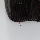 CARTIER Hand Bag Nylon Black Auth 106358-4