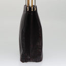 CARTIER Hand Bag Nylon Black Auth 106358-5