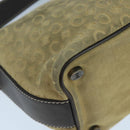 CELINE C Macadam Canvas Shoulder Bag Beige Auth 106367-14