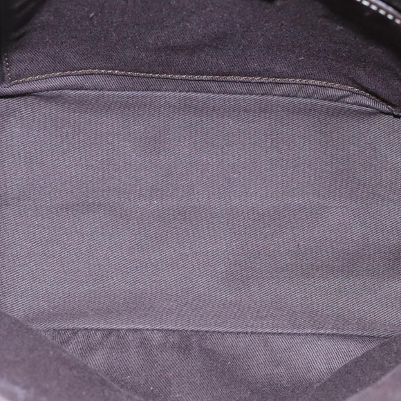 CELINE C Macadam Canvas Shoulder Bag Beige Auth 106367