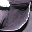 CELINE C Macadam Canvas Shoulder Bag Beige Auth 106367-20